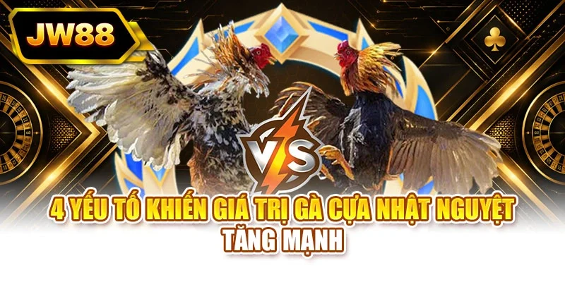 4 yếu tố khiến giá trị gà cựa Nhật Nguyệt tăng mạnh