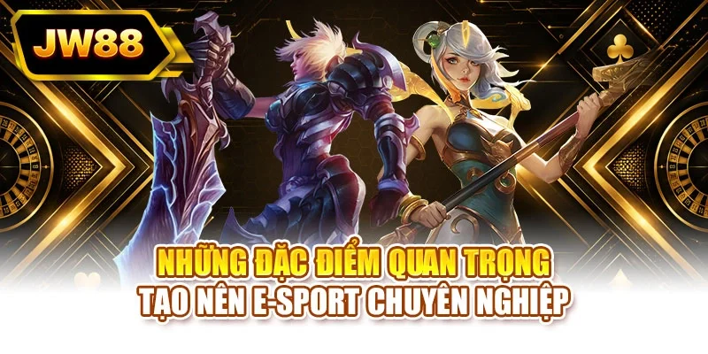 Những đặc điểm quan trọng tạo nên E-sport chuyên nghiệp