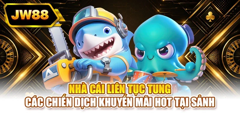 Nhà cái liên tục tung các chiến dịch khuyến mãi hot tại sảnh